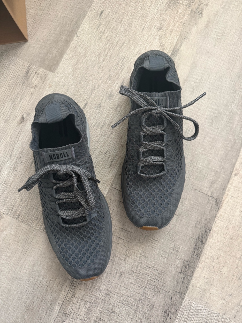 NOBULL Black Knit Runner Sneakers with Gum Toe Accent